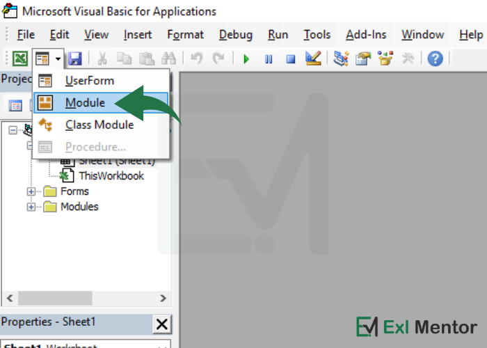 Click-on-dropdown-menue-select-module-amount-in-words-in-excel
