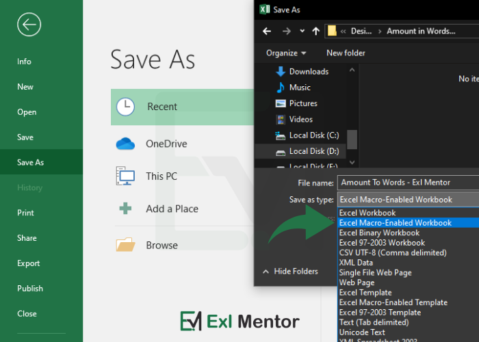 Save-as-macro-enabled-workbook-amount-in-words-in-excel